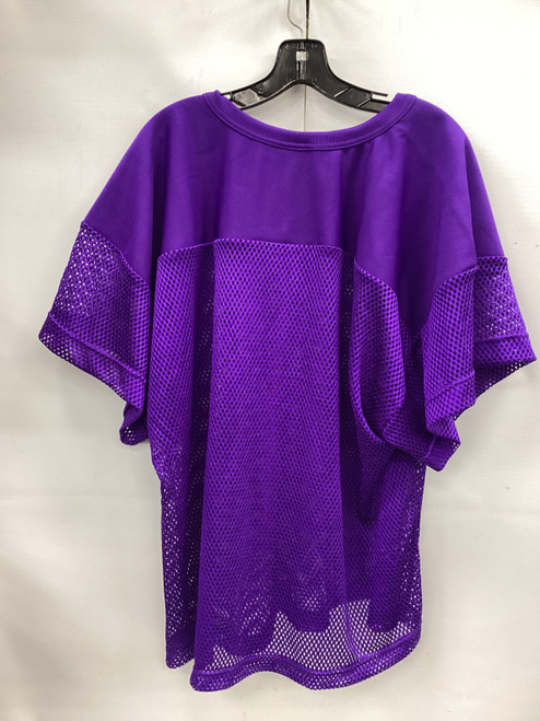 Vist Large View of Product Image Which is Used TAG PRACTICE PINNIE FB Top Adult Purple LG
