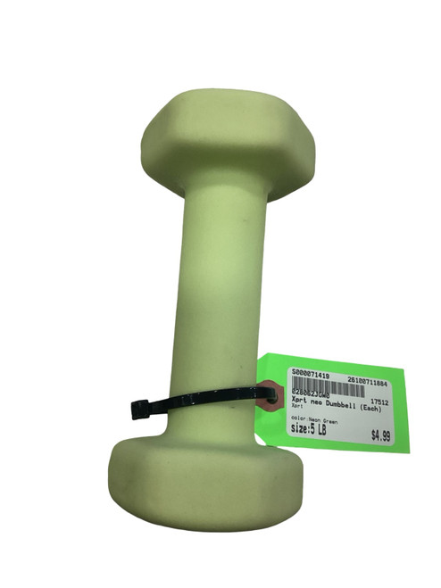 Vist Large View of Product Image Which is Used Xprt Hex Dumbbell (Each) Neon Green 5 lb