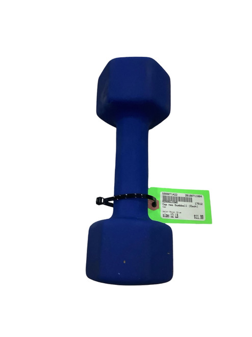 Vist Large View of Product Image Which is Used Cap Hex Dumbbell (Each) Royal Blue 12 lb
