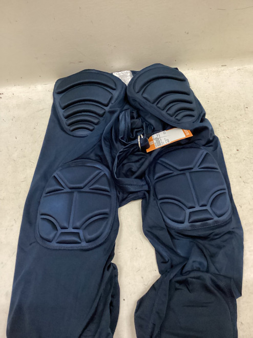 Vist Large View of Product Image Which is Used Alleson Youth FB Integrated Pants Navy Blue 2X