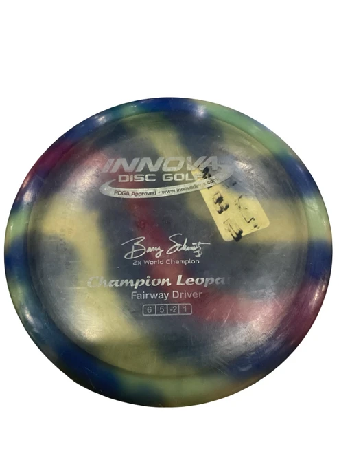 Vist Large View of Product Image Which is Used Innova CHAMPION LEOPARD Disc Golf Driver Purple