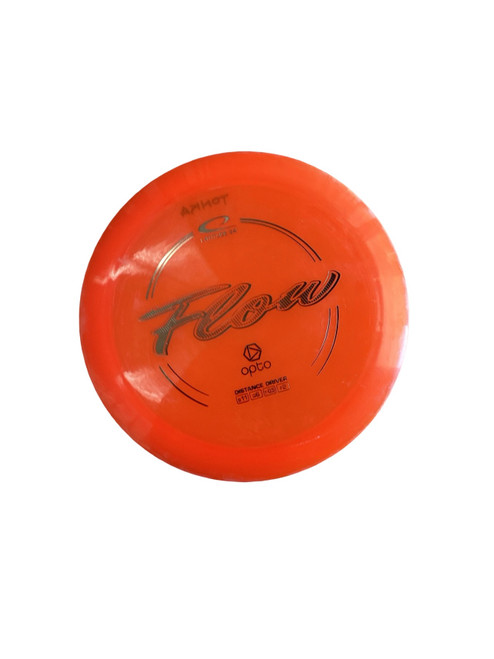 Vist Large View of Product Image Which is Used Latitude 64 OPTO FLOW Disc Golf Driver Orange