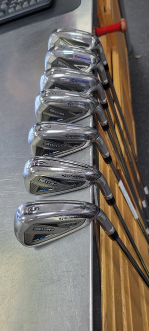 Vist Large View of Product Image Which is Used Taylormade SIM 2 MAX 5-AW Mens Iron Set RH 5I-GW/AW