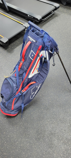 Vist Large View of Product Image Which is Used Sun Mountain 2.5+ 14 WAY Mens Stand Bag Navy Blue
