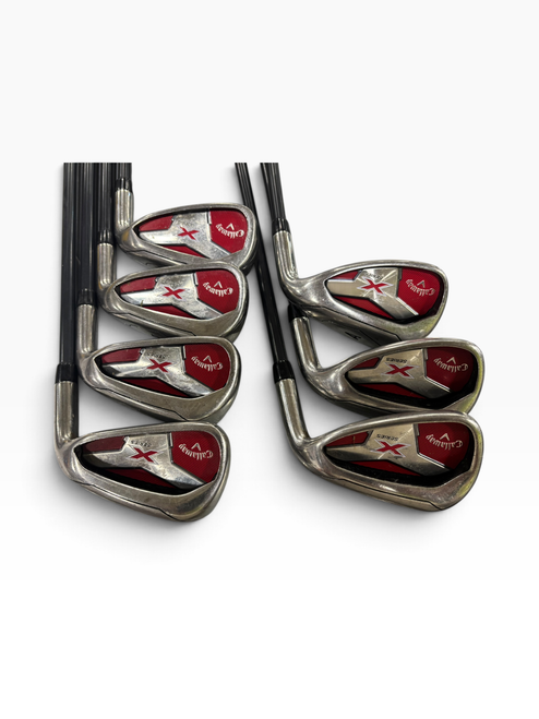 Vist Large View of Product Image Which is Used Callaway X SERIES 2018 Mens Iron Set RH 5I-GW/AW