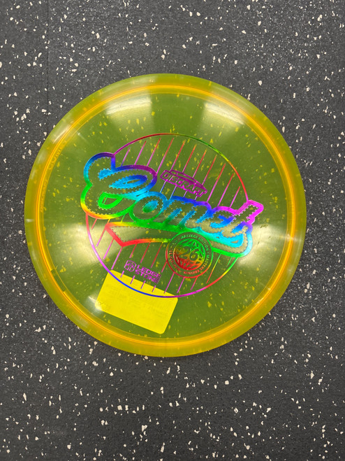 Vist Large View of Product Image Which is Used Discraft Z COMET MASTERS Disc Golf Mid Range Yellow