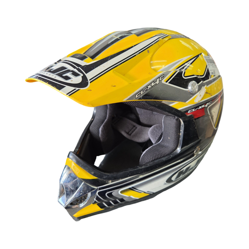 Vist Large View of Product Image Which is Used HJC CL-X4C YTH HELMET S/M Junior Helmet Yellow S/M