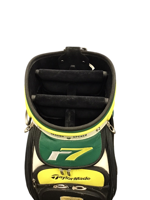 Vist Large View of Product Image Which is Used Taylormade R7 2006 AUGUSTA SEASON OPENER Mens Cart Bag Green And White