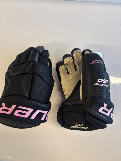 Vist Large View of Product Image Which is Used Bauer SUPREME 150 Junior Gloves None 10"