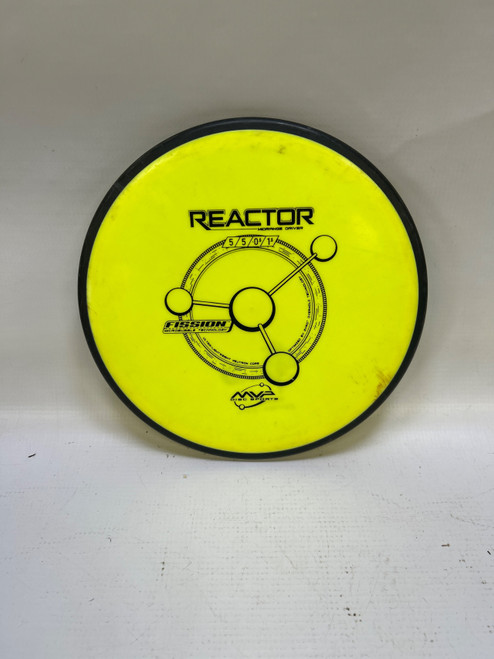 Vist Large View of Product Image Which is Used MVP REACTOR 176G Disc Golf Driver Yellow 176g