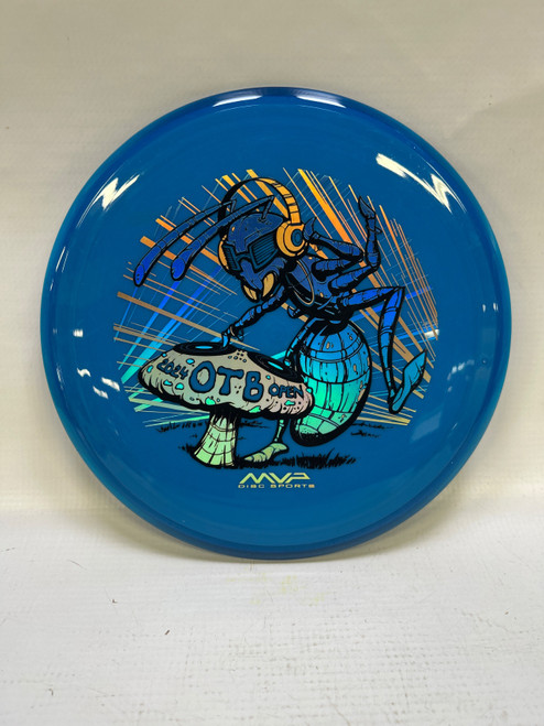 Vist Large View of Product Image Which is Used MVP OTB OPEN VANISH 160G Disc Golf Driver Royal Blue 174g