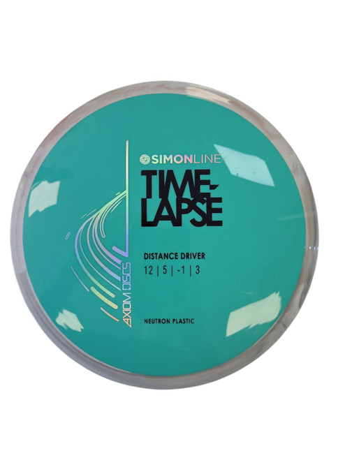 Vist Large View of Product Image Which is Used Axiom TIME LAPSE Disc Golf Driver Green 174g