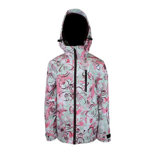 Vist Large View of Product Image Which is New Turbine Toeside Winter Jacket Flower Bed- Girls' SM