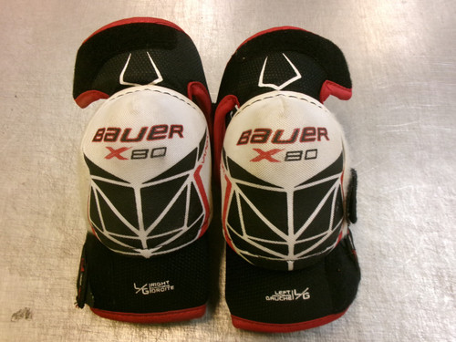 Vist Large View of Product Image Which is Used Bauer X80 Junior Elbow Pads LG