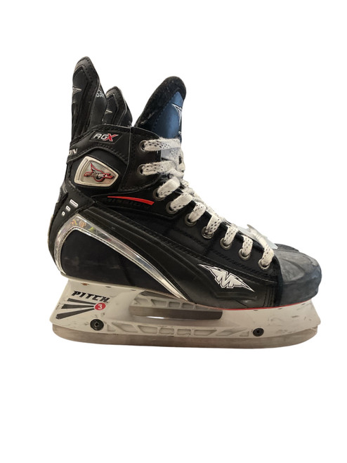Vist Large View of Product Image Which is Used Mission FUEL AGX Senior Hockey Skate Black Senior 8