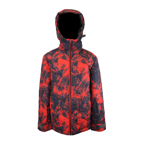 Vist Large View of Product Image Which is New Turbine Sidecut Winter Jacket Lava- Boys' MD