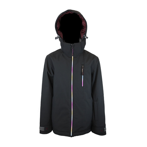 Vist Large View of Product Image Which is New Turbine Toeside Winter Jacket Black- Girls' LG