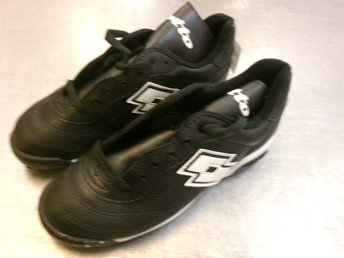Vist Large View of Product Image Which is Used Lotto Soccer Turf Shoes Black Junior 04