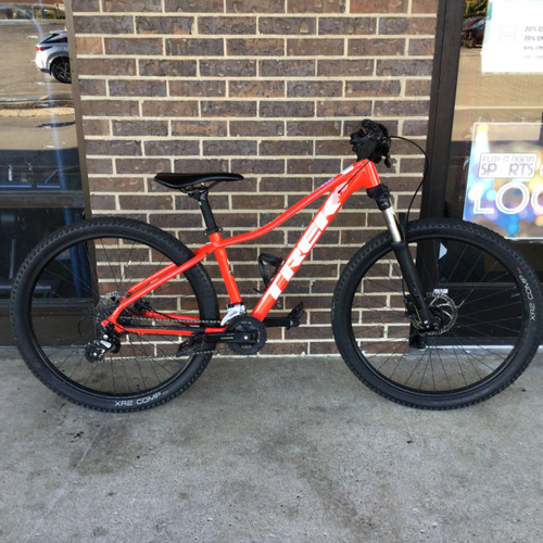 Vist Large View of Product Image Which is Used Trek 2022 MARLIN 5 GEN 2 SM MENS MOUNTAIN Mountain Bike Mens Red 38-42cm - 15-16" - SM Frame