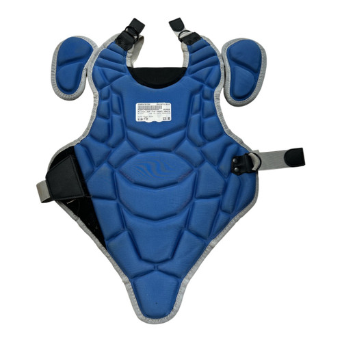 Vist Large View of Product Image Which is Used Wilson JHR YTH CHEST PROTECTOR Catchers Chest Protector Royal Blue Youth