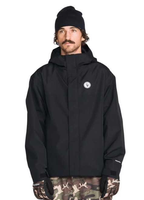 Vist Large View of Product Image Which is New VOLCOM BUCKTHREEEIGHTY JACKET BLACK SM