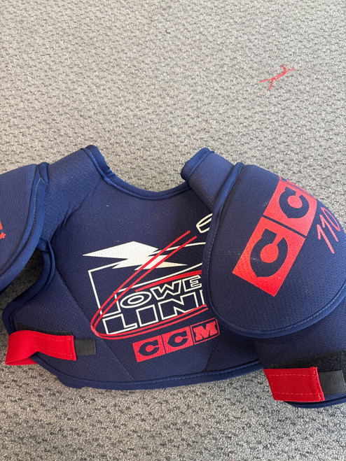 Vist Large View of Product Image Which is Used CCM POWERLINE S/P Senior Shoulder Pads LG