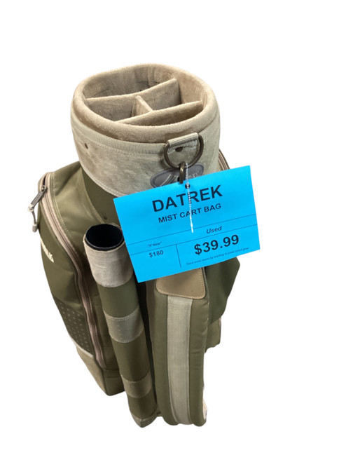 Vist Large View of Product Image Which is Used Datrek MIST CART BAG Mens Cart Bag Green