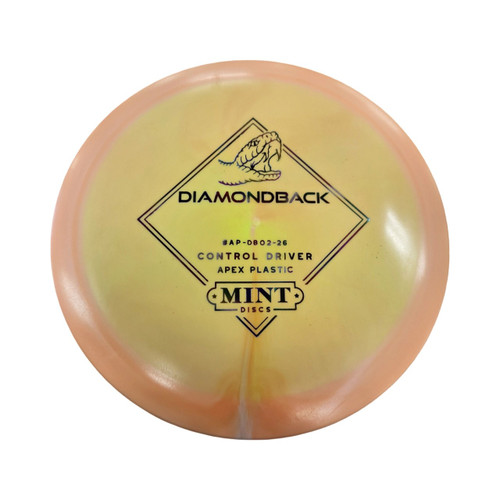 Vist Large View of Product Image Which is Used Mint DIAMOND BACK APEX DRIVER Disc Golf Driver Yellow