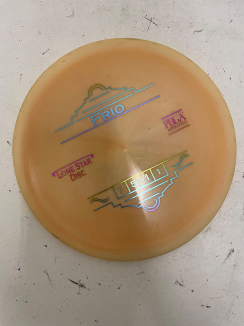 Vist Large View of Product Image Which is Used Lone Star Disc FRIO Disc Golf Driver Tan
