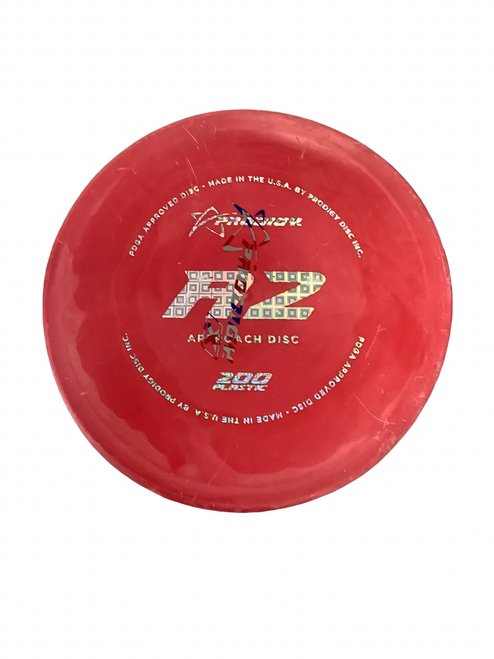 Vist Large View of Product Image Which is Used Prodigy Disc X A2 Disc Golf Mid Range Red