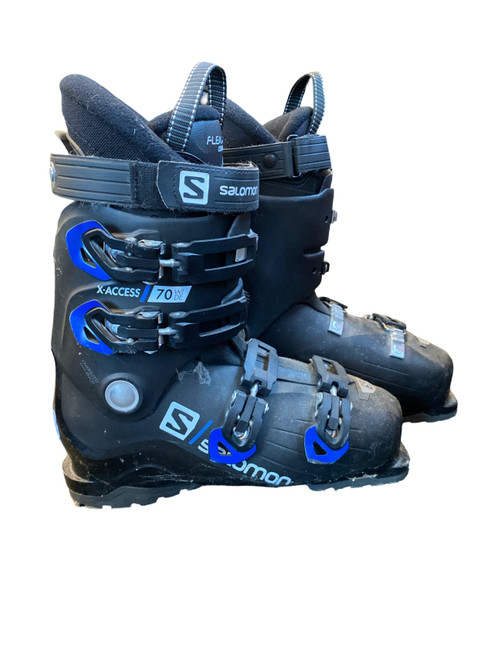Vist Large View of Product Image Which is Used Salomon X ACCESS Womens DH Ski Boot Black 270 MP - M09 - W10