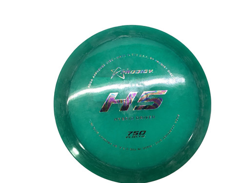 Vist Large View of Product Image Which is Used Prodigy Disc 750 PLASTIC H5 Disc Golf Driver Teal 175g
