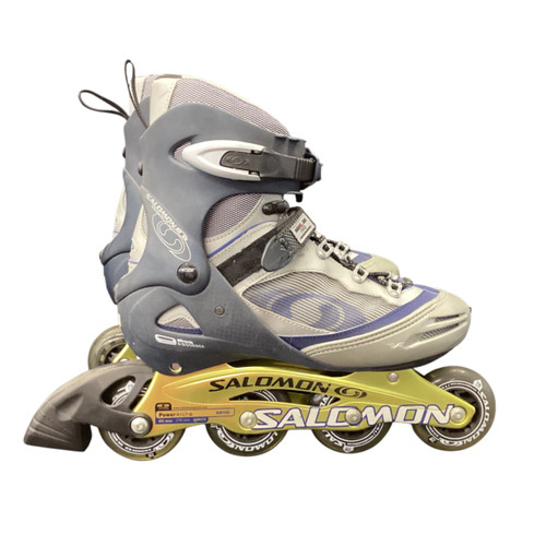 Vist Large View of Product Image Which is Used Salomon DR110 Senior Rec Fitness Skates Grey Senior 12