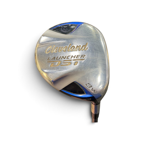 Vist Large View of Product Image Which is Used Cleveland Launcher DST 3 Wood Right Hand Graphite, bottom / sole view