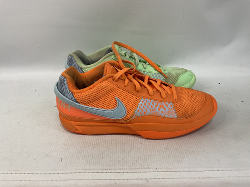 Vist Large View of Product Image Which is Used Nike Basketball Shoes M Turquoise And Orange Senior 12