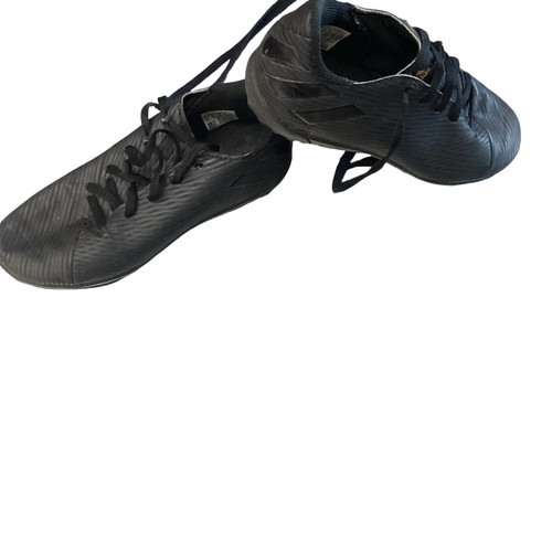 Vist Large View of Product Image Which is Used Adidas Soccer Cleats Black Junior 02.5