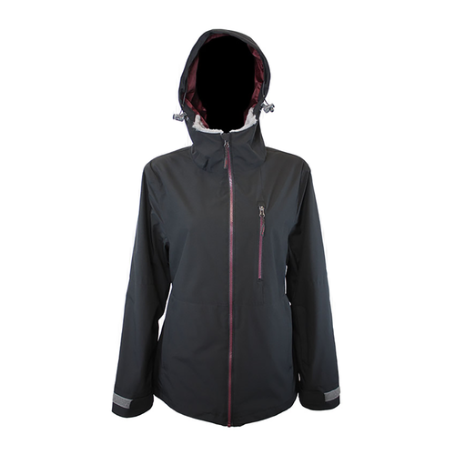 Vist Large View of Product Image Which is New Turbine Treeline Shell Winter Jacket Black- Women's LG