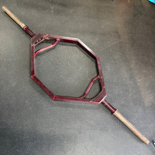 Vist Large View of Product Image Which is Used Olympic HEX TRAP Bar 7Ft 60lb