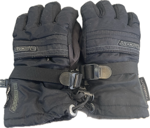 Vist Large View of Product Image Which is Used Scott Outerwear Boys Gloves Black Junior