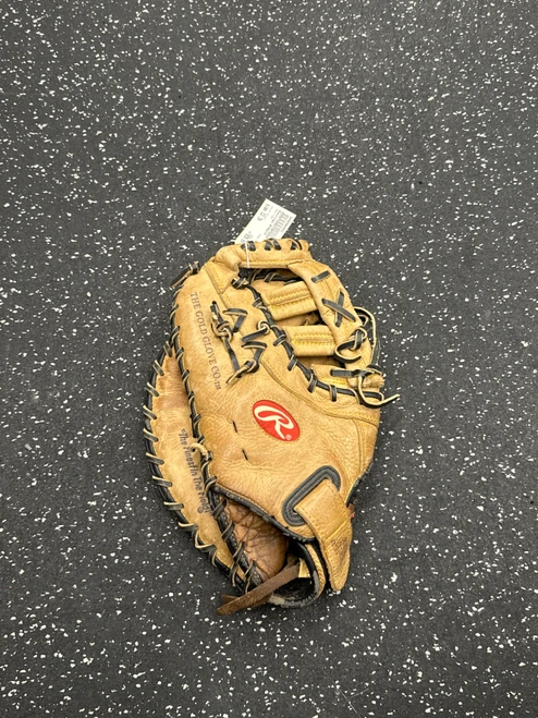 Vist Large View of Product Image Which is Used Rawlings RFMDCTF BB/SB First Base LH Throw Brown 13"