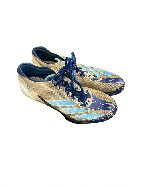 Vist Large View of Product Image Which is Used Adidas Soccer Cleats Navy Blue Senior 11