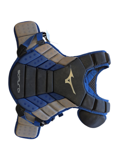 Vist Large View of Product Image Which is Used Mizuno SAMURAI CP Catchers Chest Protector None Youth