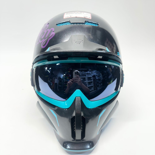 Vist Large View of Product Image Which is Used RUROC CHAOS VOID Snowsport Helmet Adult Black XL