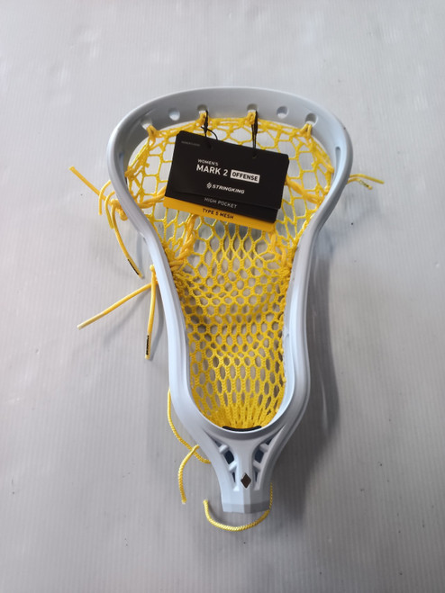 Vist Large View of Product Image Which is New String King MARK 2 Womens Lacrosse Head Grey