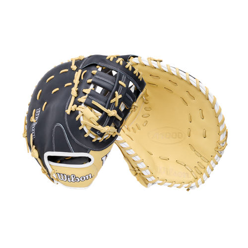 Vist Large View of Product Image Which is Wilson A1000 PF1612 1st Base Mitt 12" RHT #WBG03101