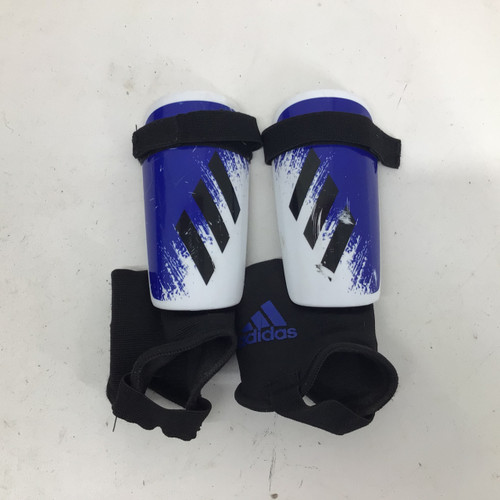 Vist Large View of Product Image Which is Used Adidas YOUTH SM SOCCER SHINGUARDS Soccer Shin Guards Youth White SM