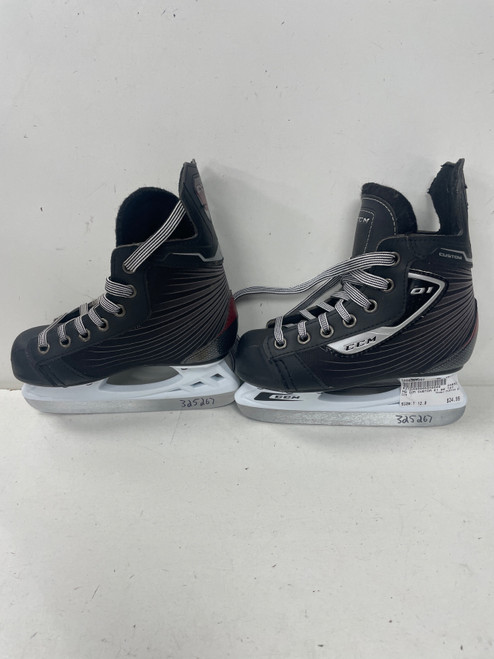 Vist Large View of Product Image Which is Used CCM CUSTOM 01 Youth Hockey Skate Youth 12.0