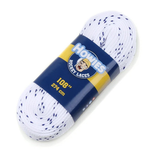 Vist Large View of Product Image Which is Howies Cloth Hockey Laces, White