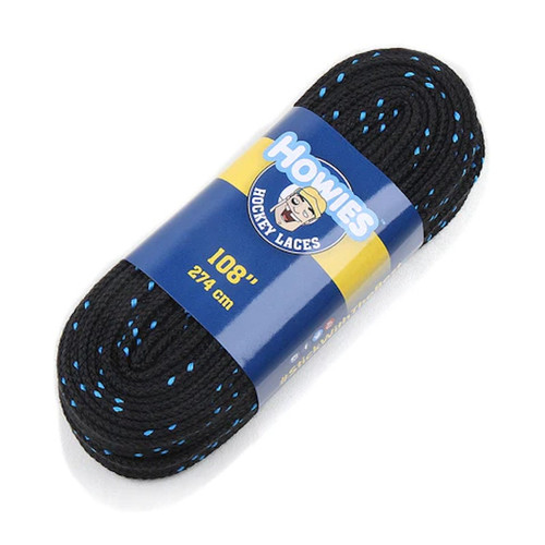Vist Large View of Product Image Which is Howies Cloth Hockey Laces, Black