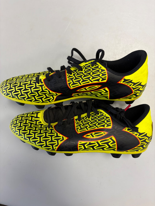 Vist Large View of Product Image Which is Used Under Armour Soccer Cleats Yellow Junior 05